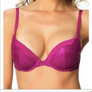 34DD BLACK BOW BRA PUSH UP